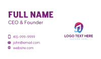 Multicolor Gradient Note  Business Card Image Preview