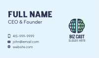 International Brain Globe Business Card
