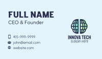 International Brain Globe Business Card