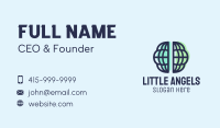 International Brain Globe Business Card