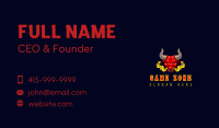 Raging Bull Smoke Business Card Image Preview