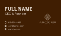 Elegant Ornamental Perfumery Business Card