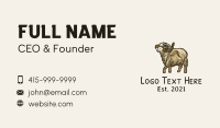 Lamb Business Card example 1