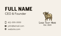 Fleece Business Card example 4