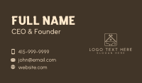 Builder Hammer Nail Business Card