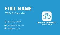 Cloud Lock Application Business Card Image Preview