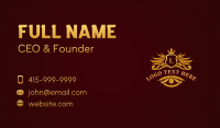 Royal Shield Crown Business Card