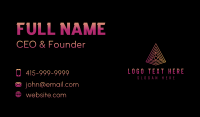 Generic Pyramid Agency Business Card