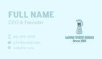 Blue Organic Blender Business Card