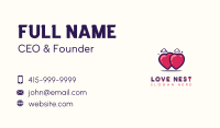 Heart Love Care  Business Card Image Preview