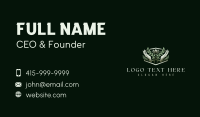 Organic Beauty Hand Business Card