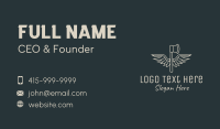 Winged Business Card example 1