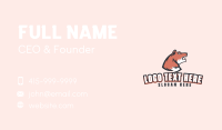 Angry Feline Team Mascot  Business Card