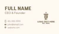 Coffee Drink Business Card example 3