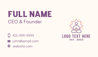 Stretching Business Card example 2