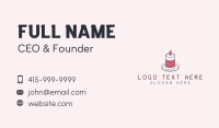 Spa Candle Decoration  Business Card