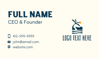 Beach Resort Business Card example 1