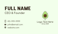 Avocado Juice Drink Business Card