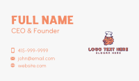 Tiger Chef Cook Business Card Design