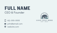 Agricultural Tractor Field Business Card Design