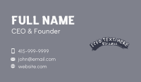 Vandalism Business Card example 2