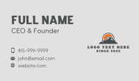 Outdoors Mountain Climbing Business Card