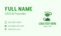 Green Tea Business Card example 2