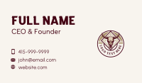 Bull Ranch Butcher Business Card