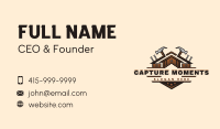 Remodel Construction Carpentry Business Card