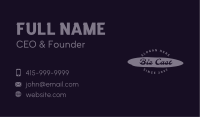 Funky Urban Script Business Card