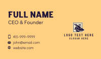 Forklift Truck Construction Business Card