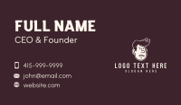 Male Dude Character Business Card Design