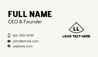 Professional Consulting Brand Business Card