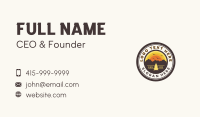 Mountain Outdoor Sunrise Business Card