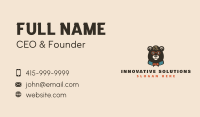 Fashion Bear Clothing Business Card Design