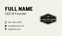 Hot Coffee Drink Business Card