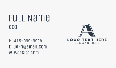 Legal Publishing Firm Business Card