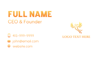 Flying Phoenix Flame Business Card