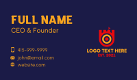 Target Shooting Business Card example 1