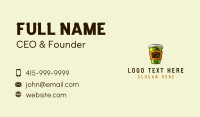 Coffee Cup Fuel  Business Card