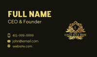 Shield Elegant Regal Business Card