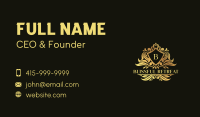 Shield Elegant Regal Business Card