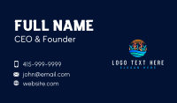 Aquatic Coral Reef Business Card Design