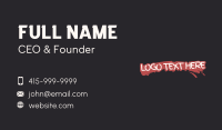 Graphic Design Business Card example 3