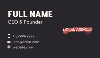 Urban Paint Art Business Card Image Preview