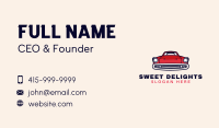 Old School Muscle Car Business Card