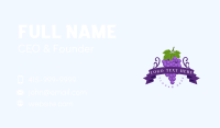 Fresh Grapes Farm Business Card