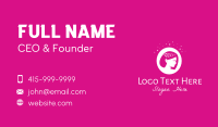 Hairdresser Business Card example 2