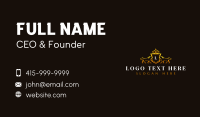 Royal Lion Crest Business Card