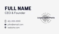 Ink Blob Graffiti Wordmark Business Card